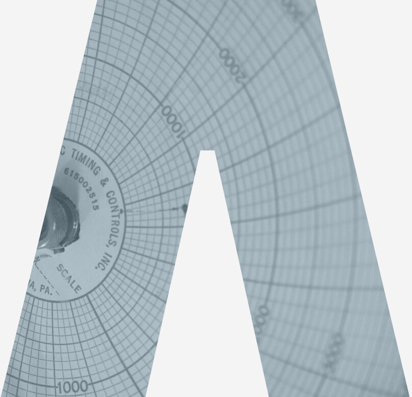 Technical drawing of a domed structure
